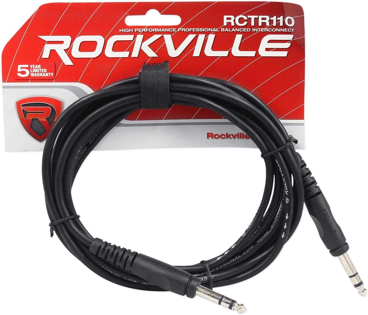 Rockville Bundle: Rockville R-TRACK SOLO Audio Interface Bundle with (2) Rockville APM5B 5.25