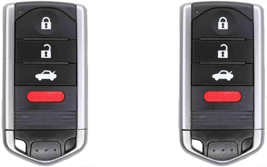 Replcament Smart Key Fob for Acura RDX 2011-2015 FCC KR5434760 Part Number 72147-TX4-A01 - 2 Pack