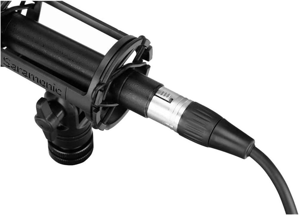 Saramonic Pro Supercardioid Shotgun Mic w/ +48v & AA Power, Shock Mount, Windscreen & XLR (SOUNDBIRDV1)