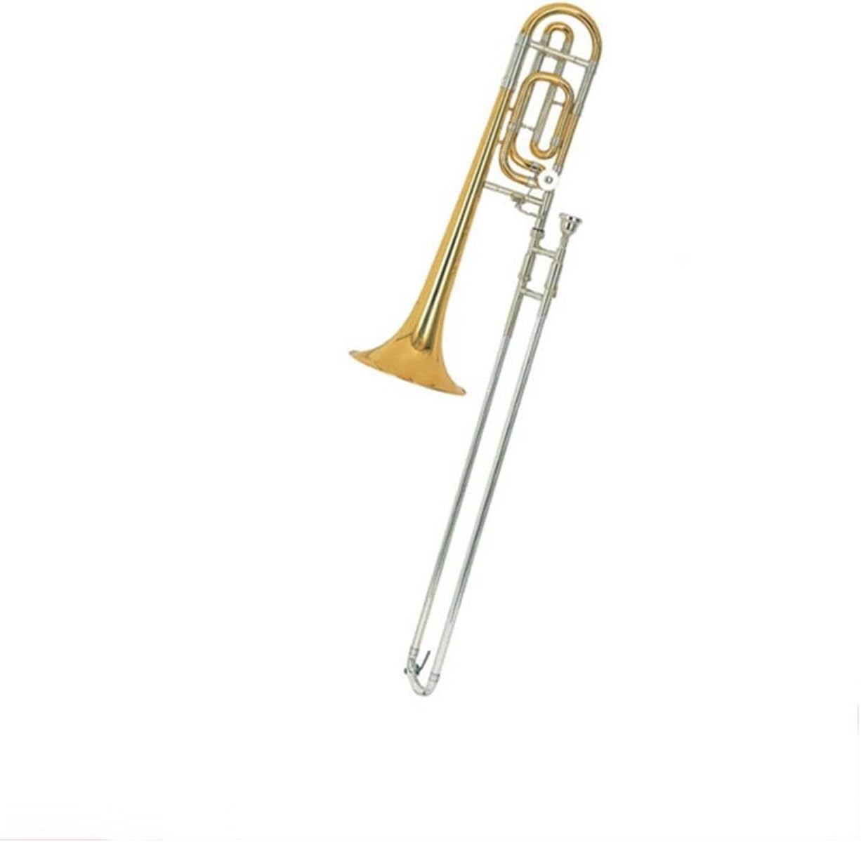 Adult Trombone Instrument Modulated Trombone In B Flat White Copper Tube Suitable For Beginners