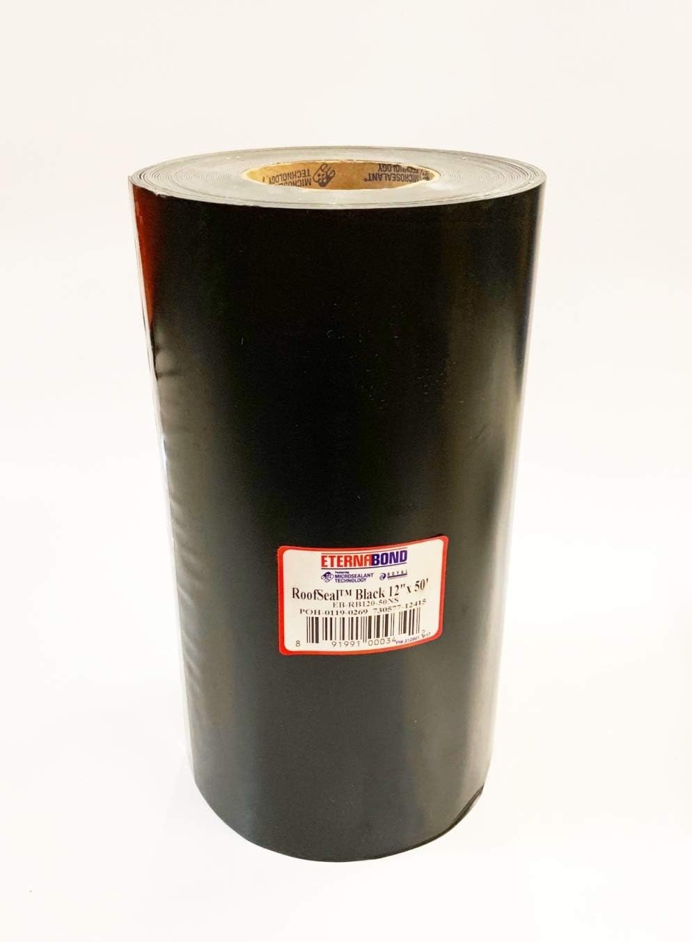 EternaBond RSB-12-50 Mobile Home RV Rubber Roof Repair Tape Sealant - Black, 12