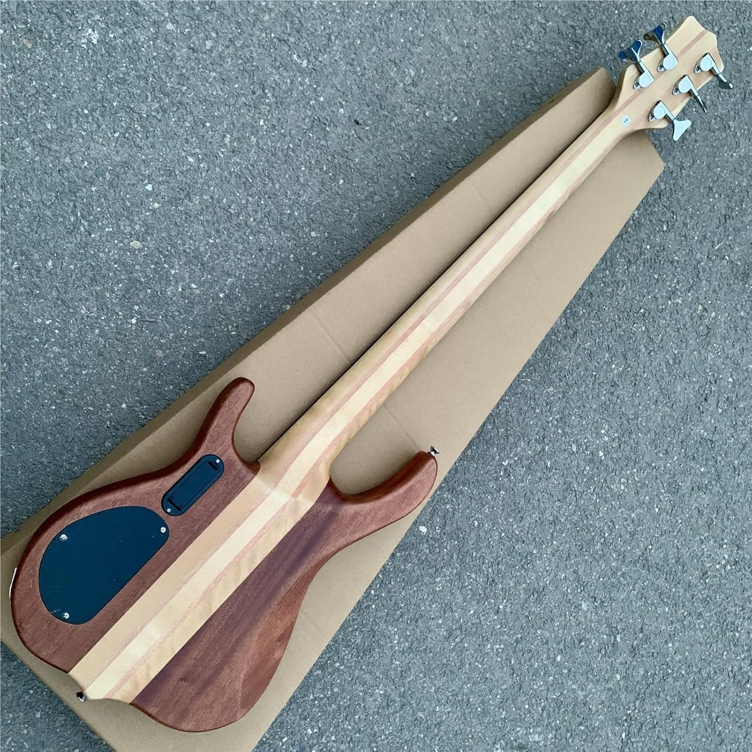 Beginner Electric Guitar Kits Five String Electric Bass Tree Burl Solid Wood Single Board Amplifier Circuit Neck Sandwich Body