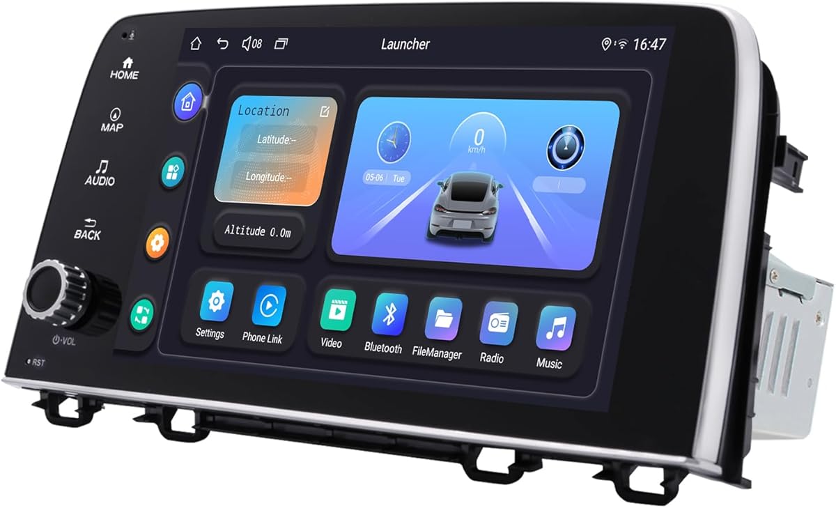 JOYING 9 Inch Radio for Honda CRV 2017-2021 Android 13 Car Stereo Plug and Play Head Unit 4GB+64GB with Carplay Android auto 1280 x 800P Support SWC Bluetooth 5.0(JY-HT123N4)