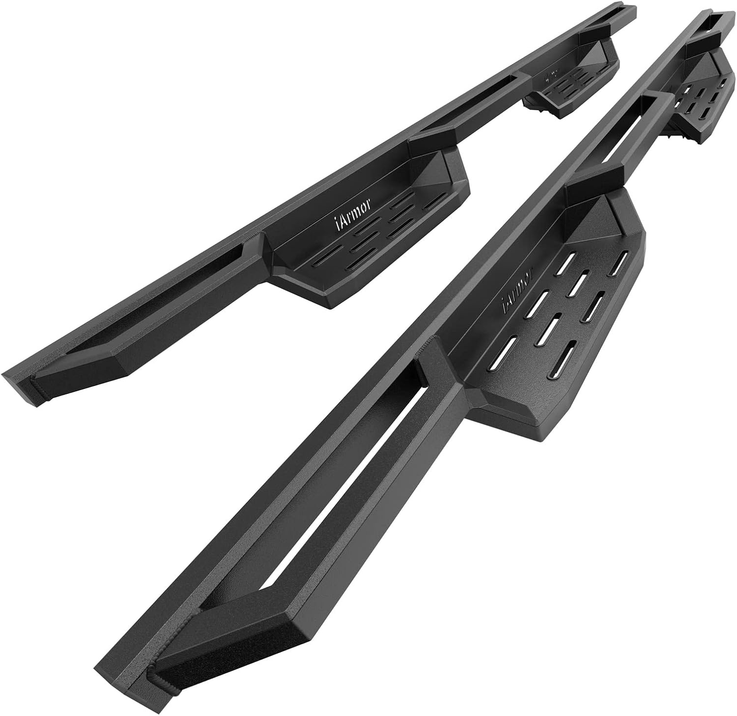 HD Ridez Pocket Drop Steps Armor Compatible with Jeep Commander 2006-2010 & Jeep Grand Cherokee 2005-2010 (Nerf Bar Side Steps Side Bars)