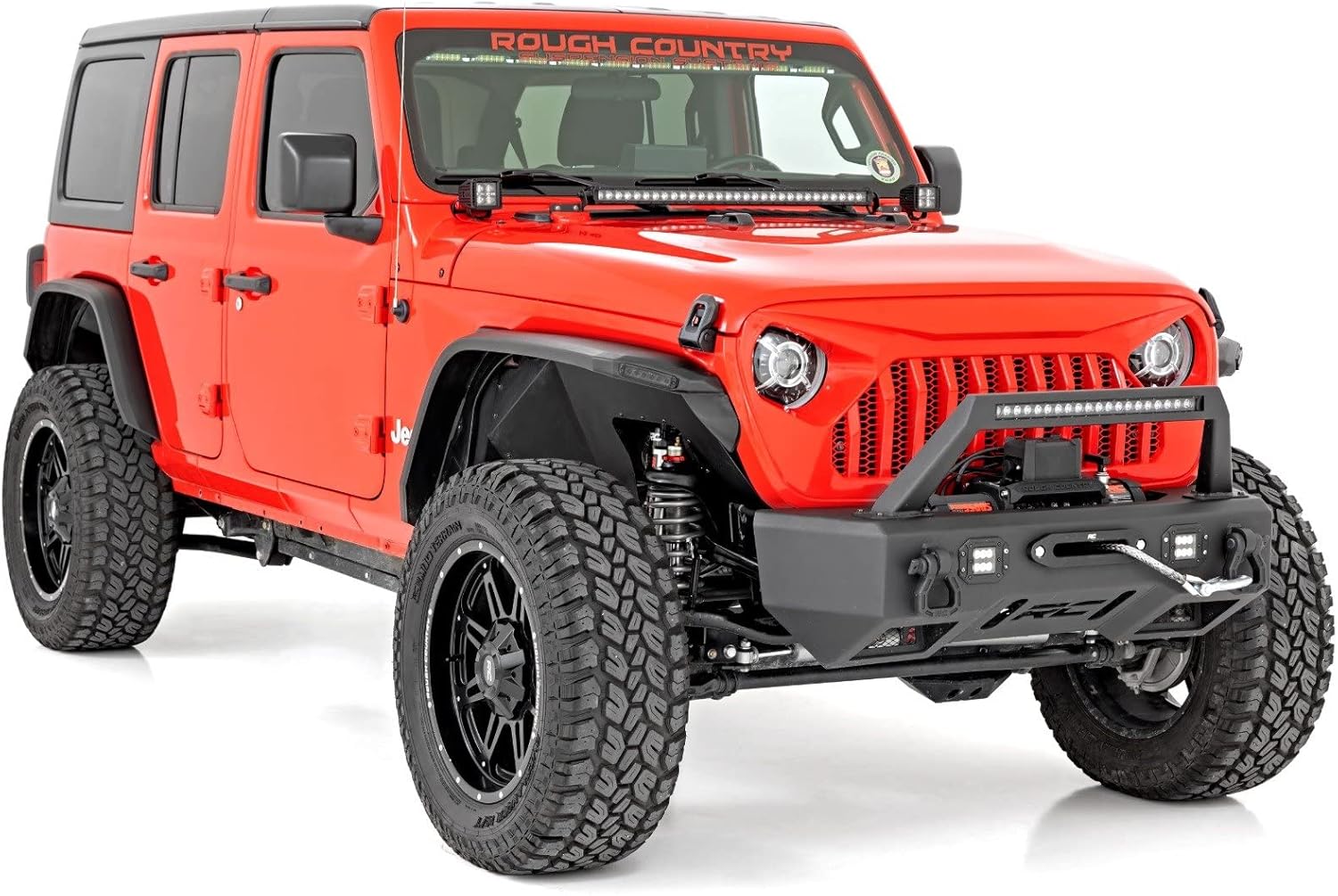 Rough Country High Clearance Fender Flares for 18-24 Jeep Wrangler JL - 99036