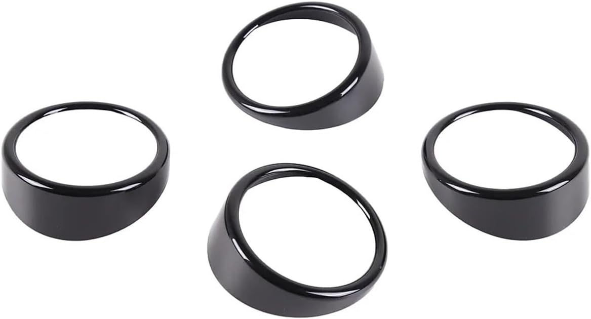 GERRIT Car Accessories Fit for Land Rover Discovery 4 LR4 2010-2016 ABS Black Car Side Air Conditioning Vent Outlet Cover Ring Trim Stickers Upholstery Care