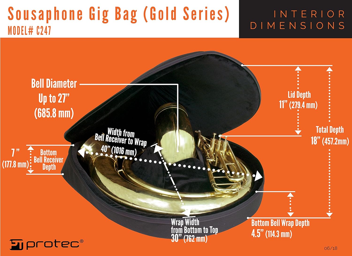 Protec DELUXE SOUSAPHONE BAG