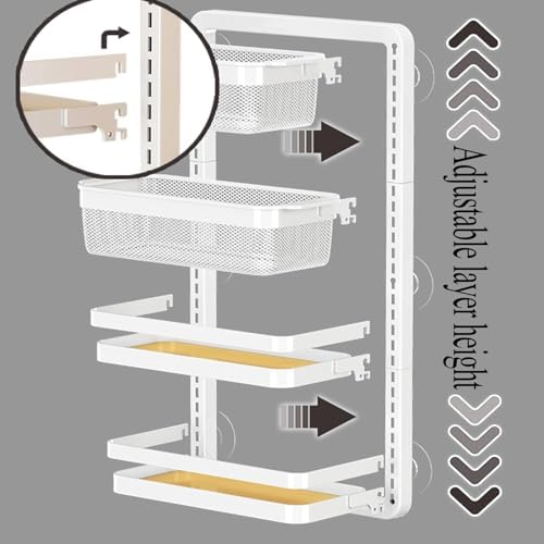 Over The Toilet Shelf Organizer, Bathroom Toilet Shelf Decor, Bathroom Storage Organizer for Over Toilet Storage, Bathroom Shelf Over Toilet Wall Mount (Size : B)