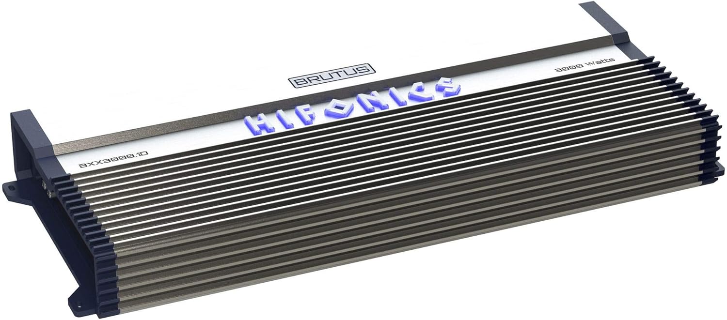 Hifonics BXX3000.1D Brutus Class D 3000W RMS 1 Ohm Mono Car Subwoofer Amplifier