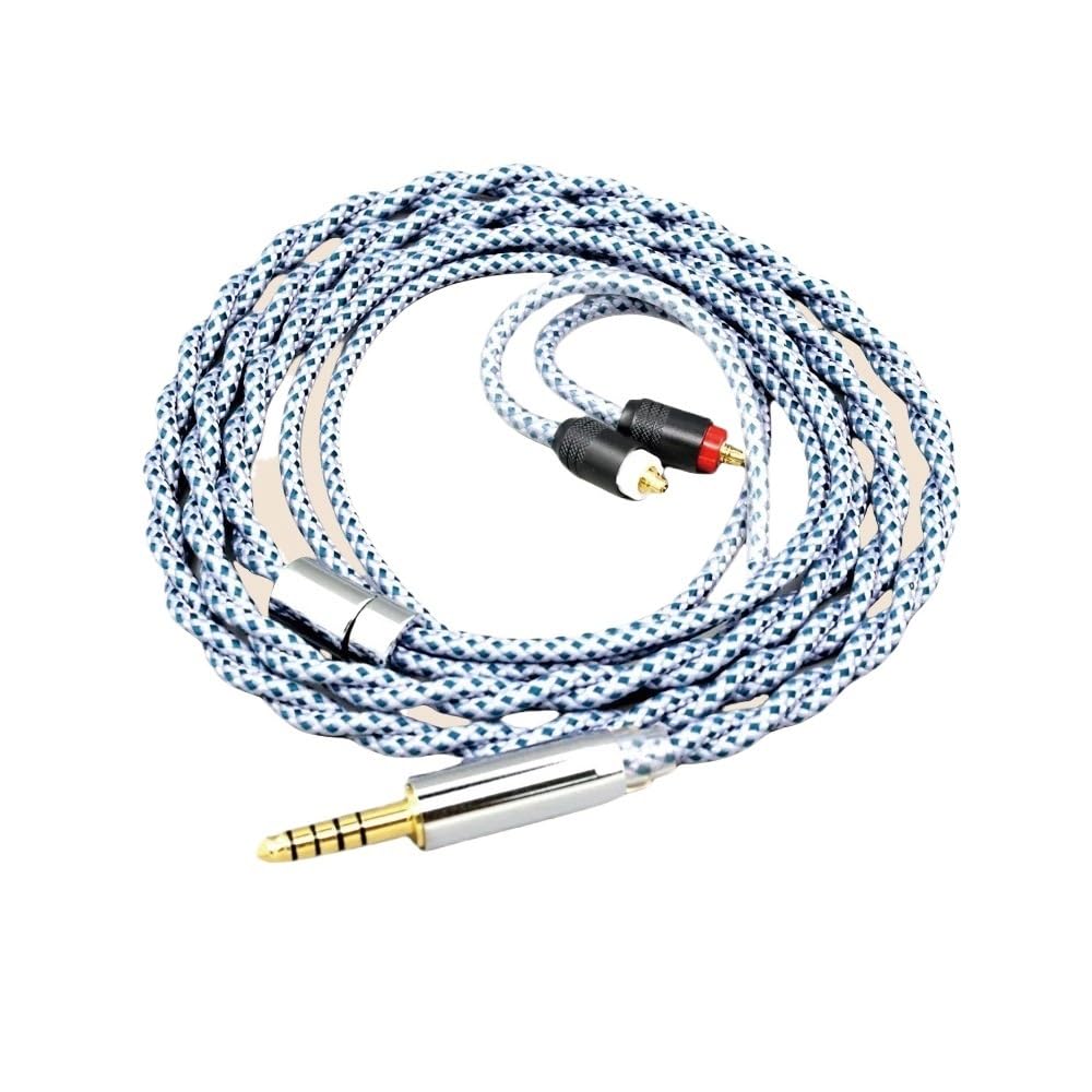 99% Pure Silver Mix Graphene for XBA-H2 XBA-H3 xba-A3 xba-A2 OCC Shielding Earphone Cable 8640(XLR 4 Pole Male,300cm)