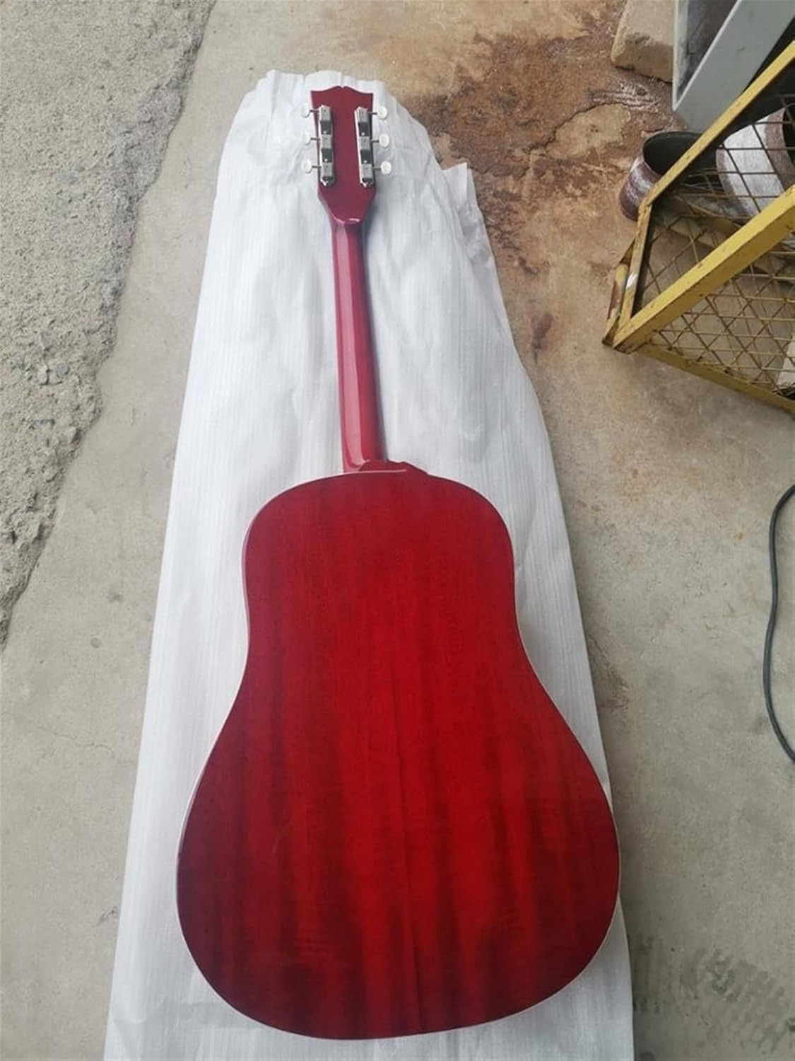 41 Inches Slope Shoulder Acoustic Guitar Handed 6 String Beginner Guitar Guitar (Color : Acoustic with Case) (Acoustic) (Acoustic)