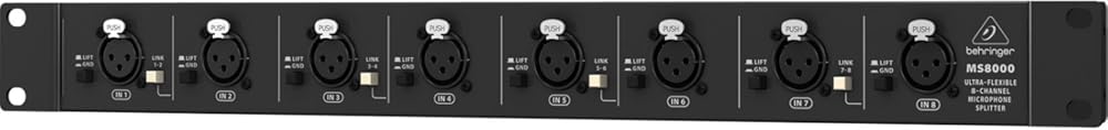 Behringer ULTRALINK MS8000 Ultra-Flexible 8 Channel Microphone Splitter