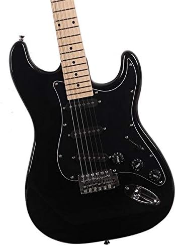 ST Stylish Electric Guitar with Black Pickguard Black