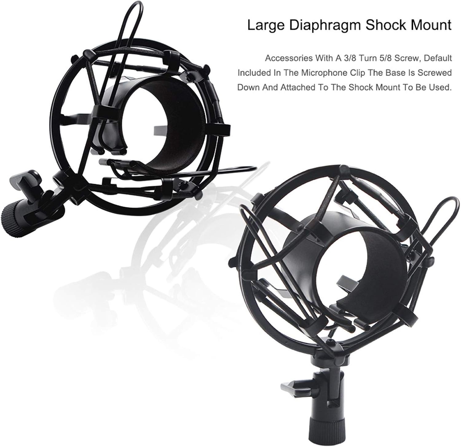 Microphones Accessories Arm Stand for Bm800 Microphone Stand with A Spider Cantilever Bracket Universal Shock Mount Mic Holder (Color : 16cmLightSpider)