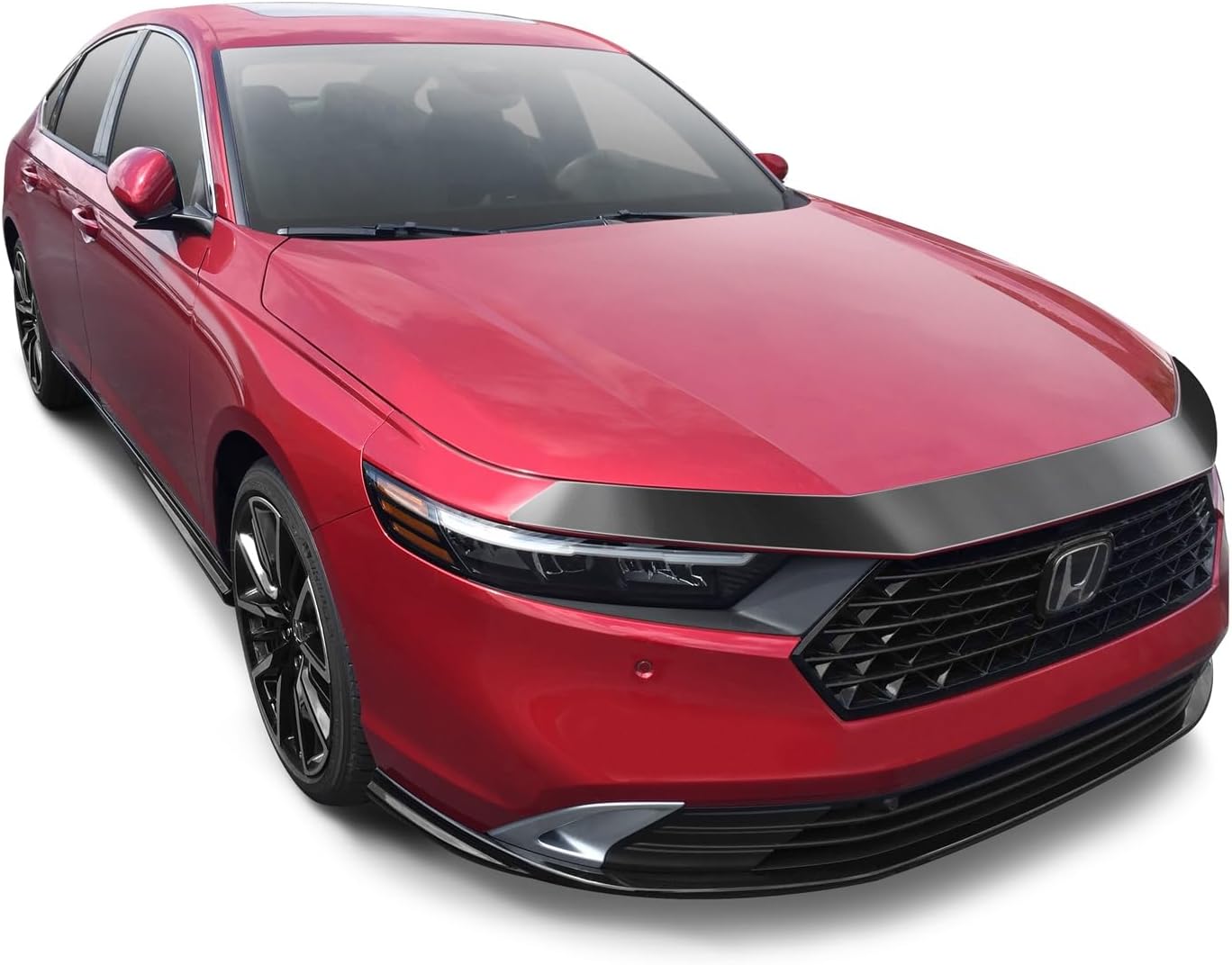 Auto Ventshade [AVS] Aeroskin Hood Protector | Fits 2023-2025 Honda Accord | Low Profile Deflector/Bug Shield - 1 pc., Smoke | 322264