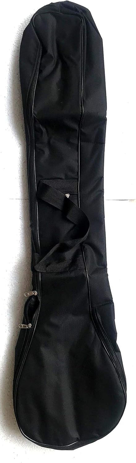 Sitar Cover Padded Nylon Bag With Zipper Pockets Shoulder Strap for Single Tumba, Medium