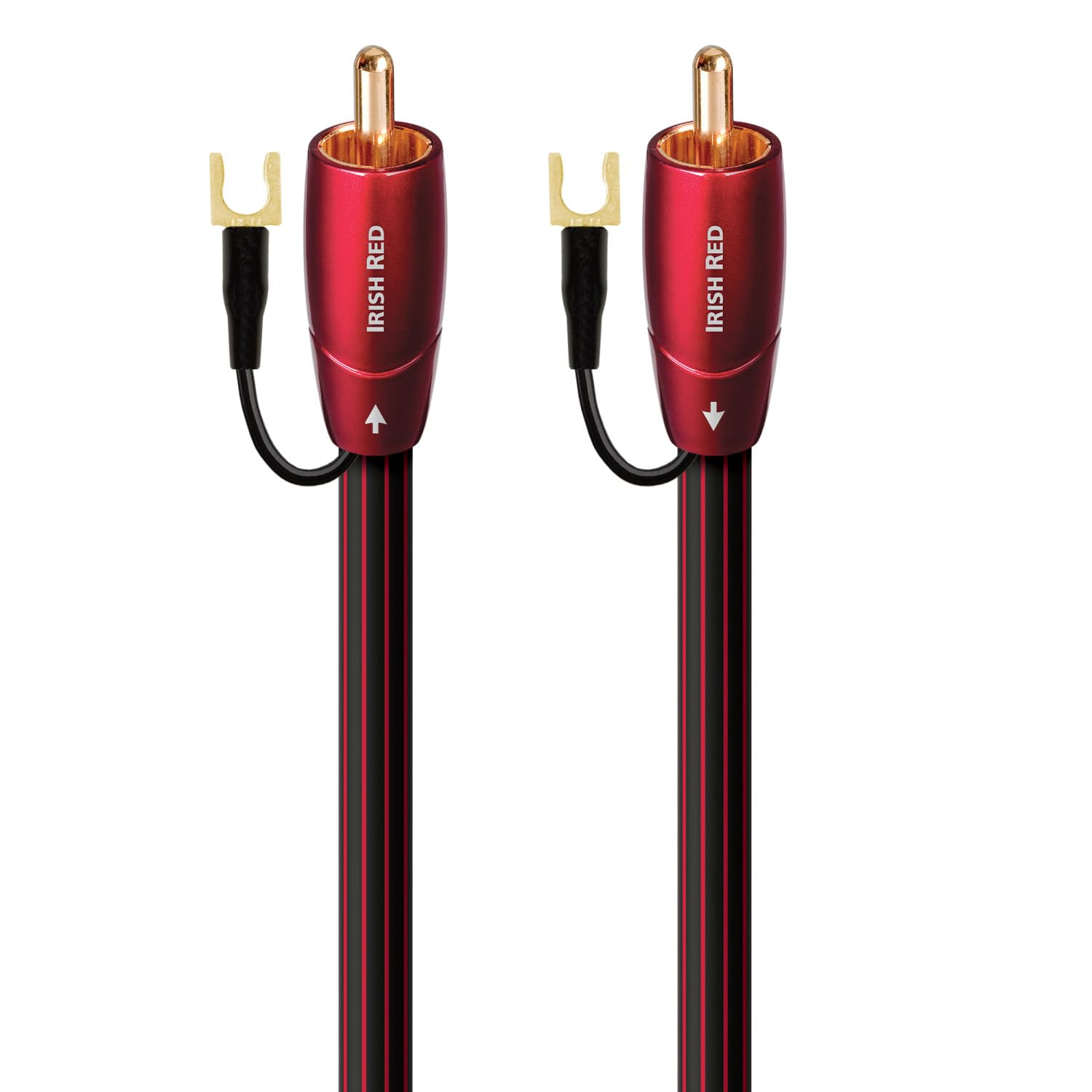 AudioQuest 8m Irish Red RCA Audio Cable Black - Audio Cables (RCA, RCA, 8 m, Black)