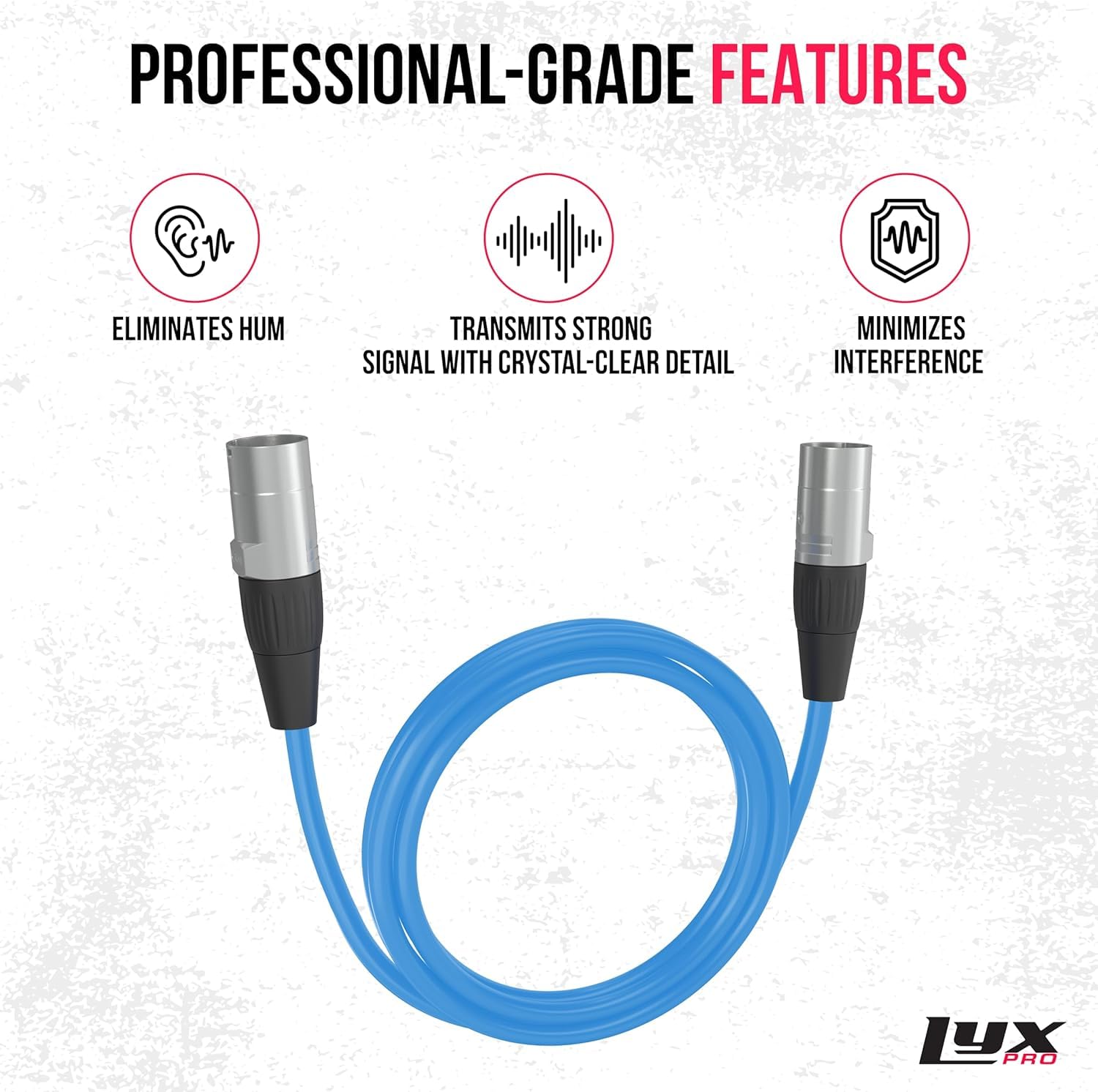 LyxPro 4 Channel 3 Pin Multi Network XLR Cable Breakout for Stage Sound Lighting and Recording with CAT6 6'FT Shielded Ethercon RJ45 Cable & 8-Pack of 15FT XLR Cables - Assorted Colors