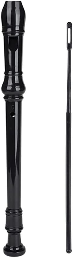 8 Hole G Key Plastic Musical Instrument Recorder Long Flute Beginner Woodwind Instruments with Cleaning Stick(E)