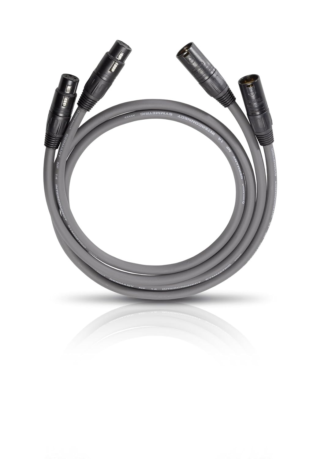 Oehlbach Master Set NF 14 Audio Cables with XLR Connectors (2x 1.75m)