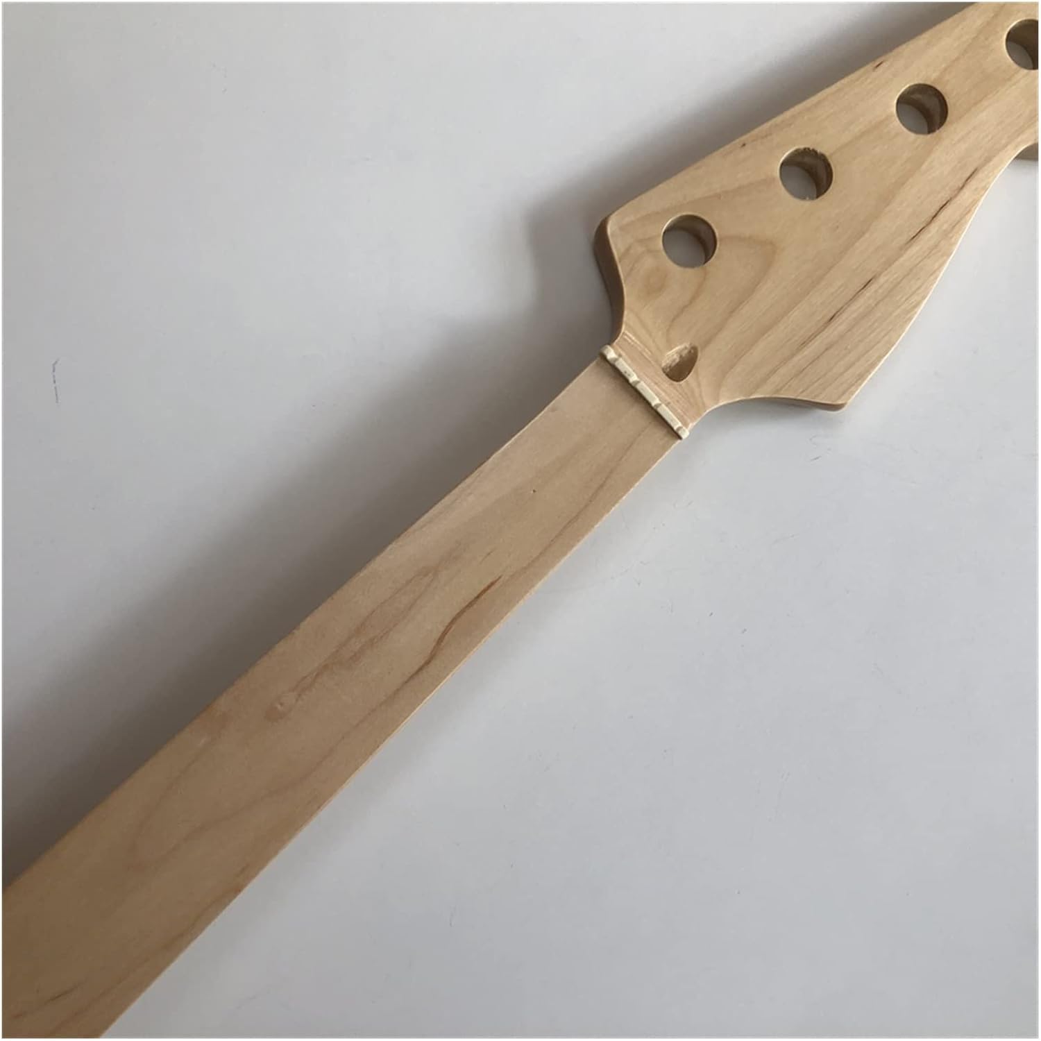 TSTS Fretless Electric Bass Guitar Neck 20 Fret 34inch Maple Fingerboard 4 String Nut 38mm Guitar ​Neck Replacement