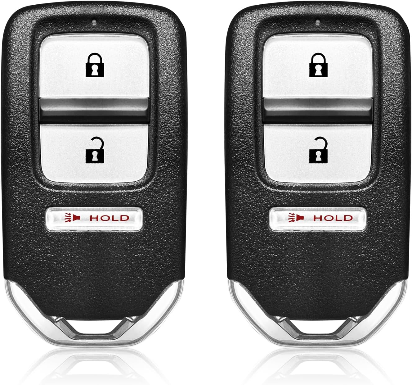 Car Key Fob Remote Keyless Entry Control ACJ932HK1210A 314.8MHz 3 Button Replacement for 2013-2015 Honda Crosstour - 2 Pack