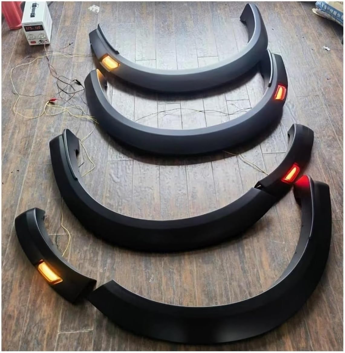Compatible for Ford Ranger T9 Wildtrack XLT 2023 2024 2025 Car Exterior Accessories Parts Auto Fender Flare(Ranger XLT LEDs)
