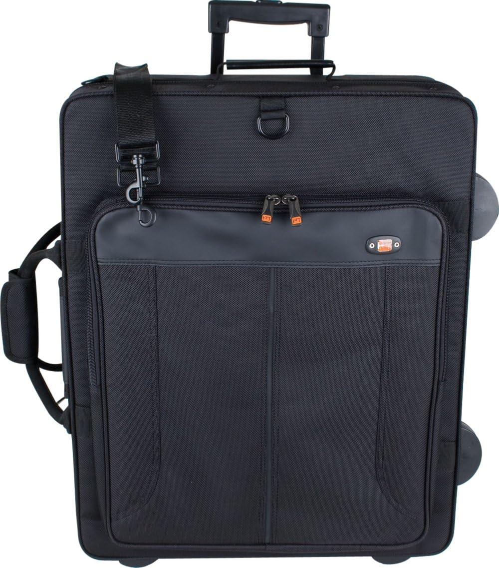 Protec Tec iPac IP301QWL Quadruple Trumpet PRO PAC Case with Wheels, Black