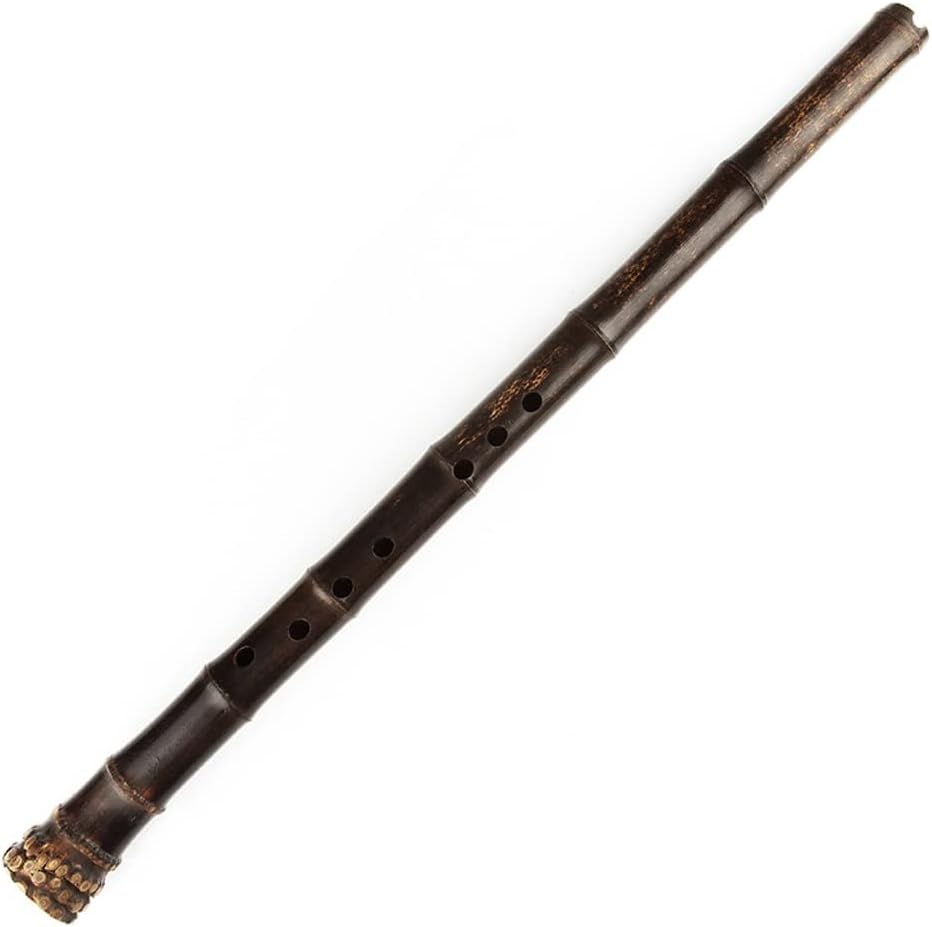 Flute Chinese Opening Hole Traditional Woodwind Musical Instrument Vertical Bambu Flauta in G/F Key(F Key)