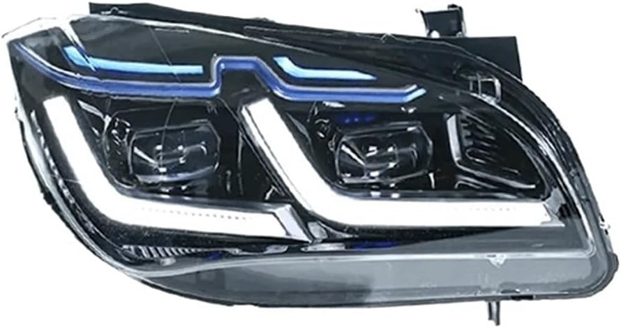 2 Pcs Car Headlight Assembly Compatible For E84 X1 2011-2015 Head Lamp Upgrade Bifocal Lens Headlights Assembly Competition Style Exterior Accessories