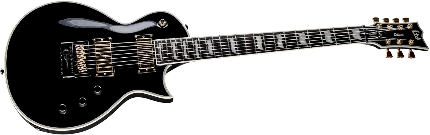 ESP LTD Deluxe EC-1007 Baritone Evertune, Black