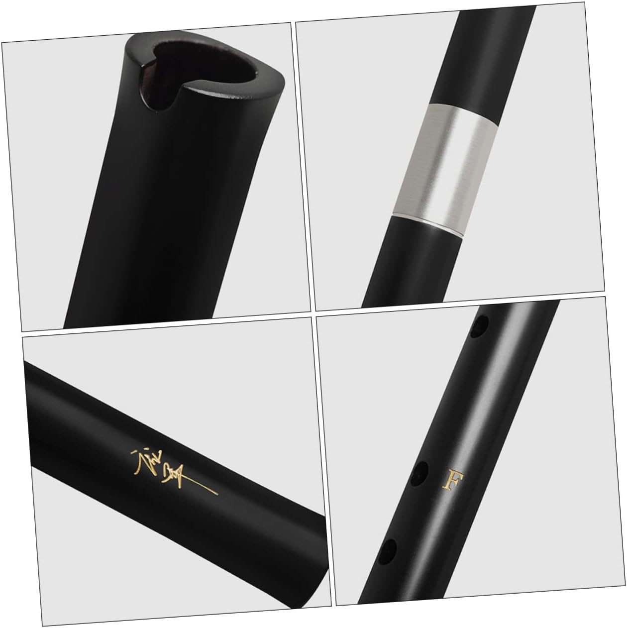 Toyvian Chinese Flute Two-section Dizi for Beginners Handmade Vertical Blowing Instrument Smooth Tone Lightweight and Portable Music Tool for Woodwind Enthusiasts