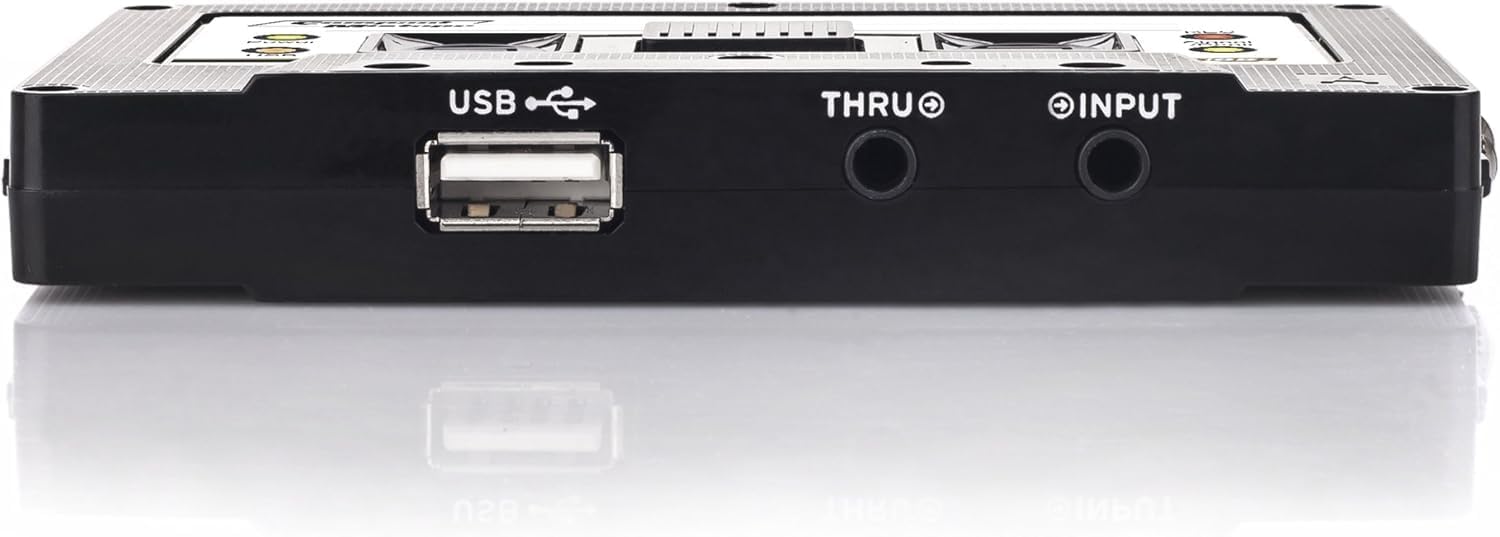 Reloop Tape - Digital Recording Interface for USB Drives - Bundle with 9ft 3.5mm Aux Cable