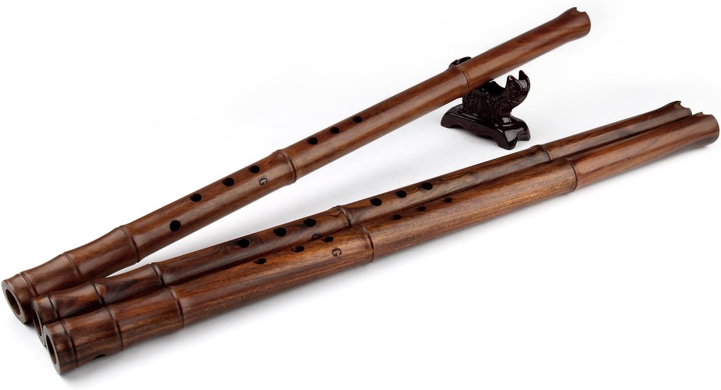 Vertical Wooden Flute Key G Traditional Chinese Musical Instrument Woodwind Music Instrument Xiao