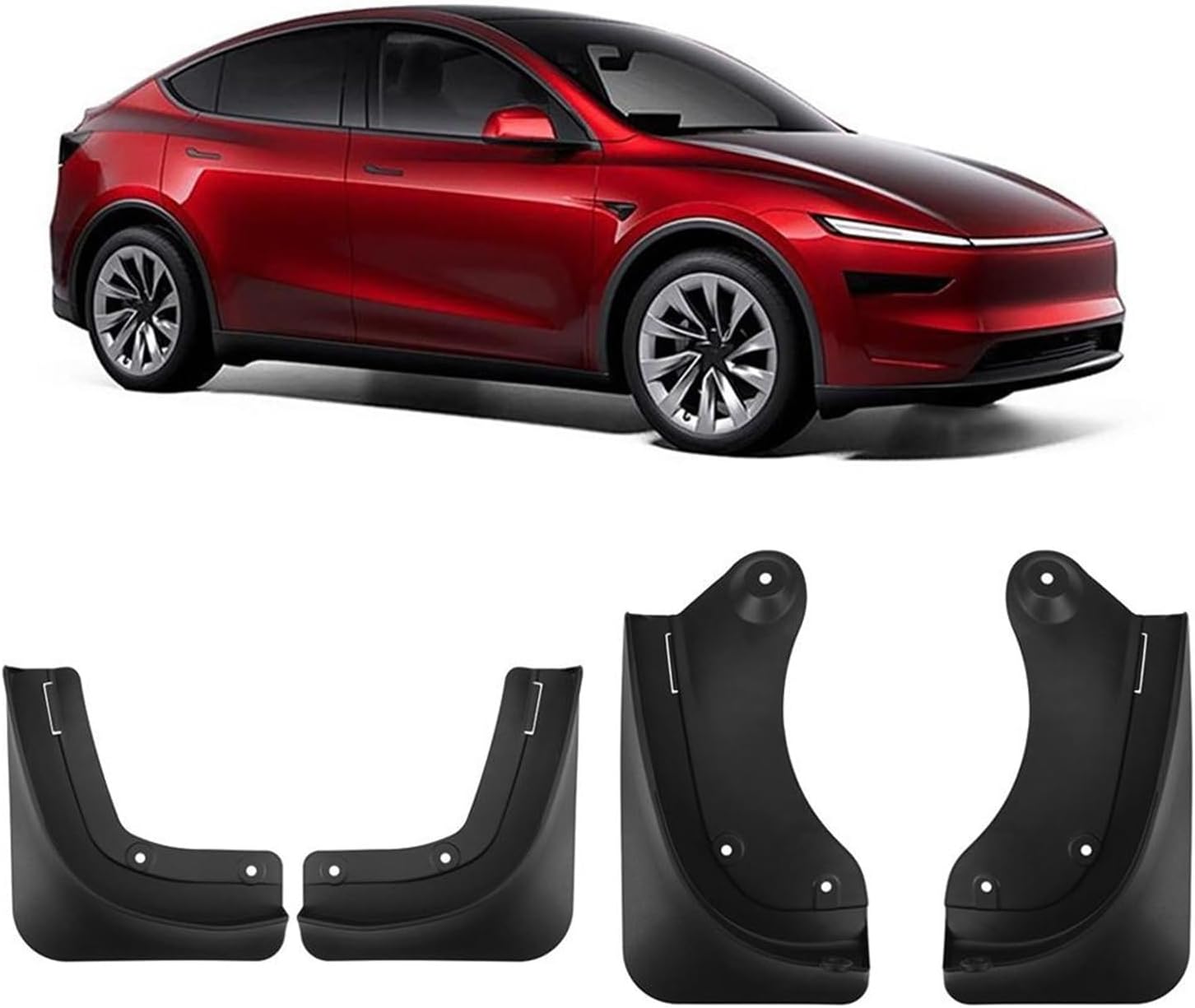 Mud Flaps Splash Guards Compatible for Tesla Model Y Juniper 2025 Front Rear Mudguards Anti Snow Anti Sand Car Fender Auto Accessories ﻿