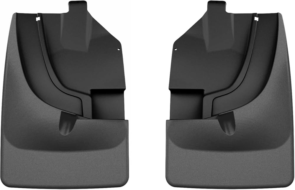 WeatherTech Custom No Drill Splash Guard MudFlaps for Ford Ranger, Front Pair (110169), Black