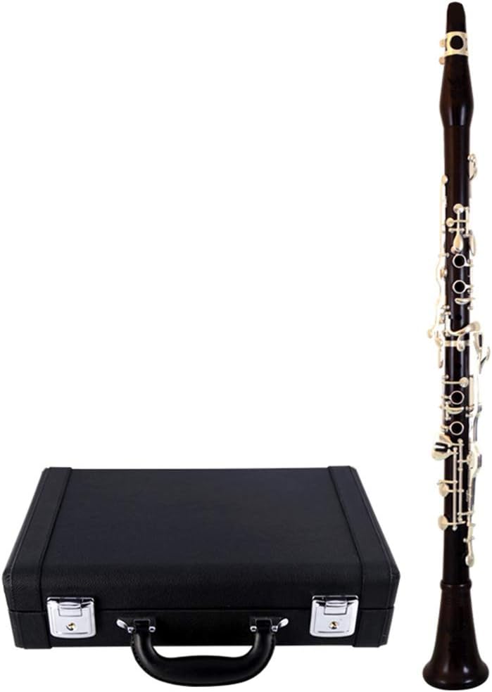 professional performance level 506 ebony wood silver plated 18 keys 4 rings G tone German style clarinet