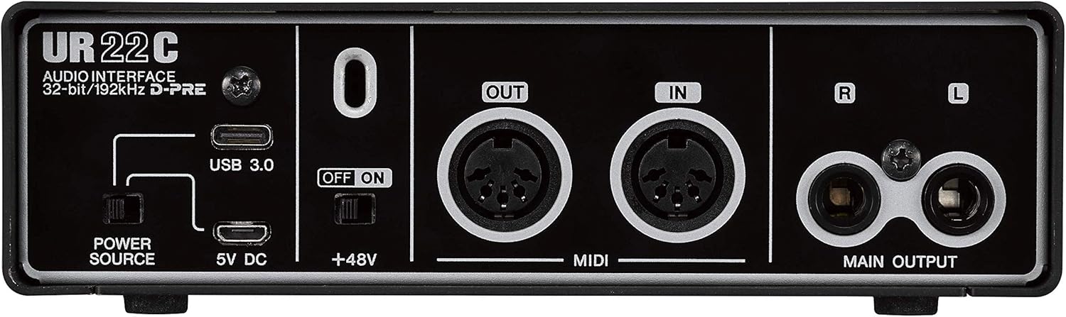 Steinberg UR22C 2x2 USB 3.0 Audio Interface with Cubase AI and Cubasis LE