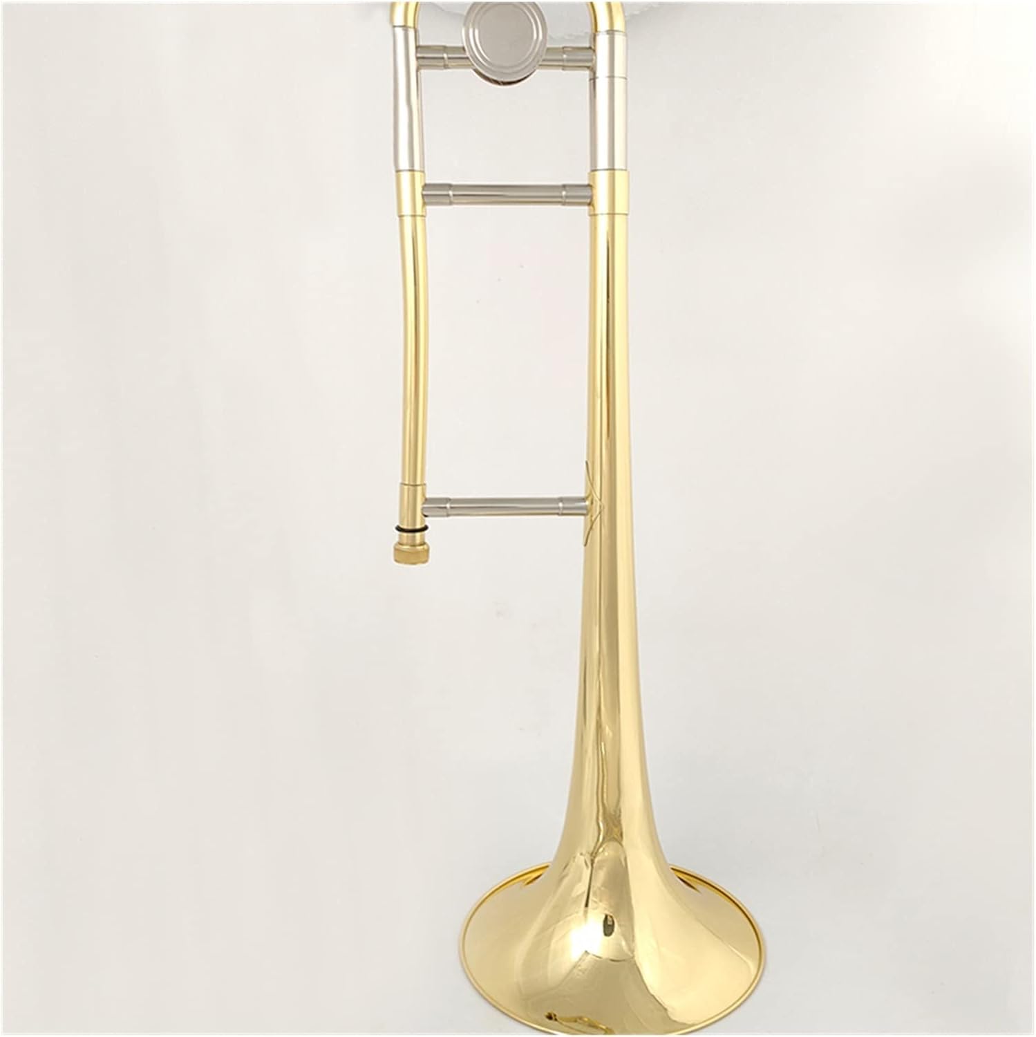 FLFL Student Trombone Tenor Trombone Bb Tone with Mouthpiece Carry Case Cleaning Cloth