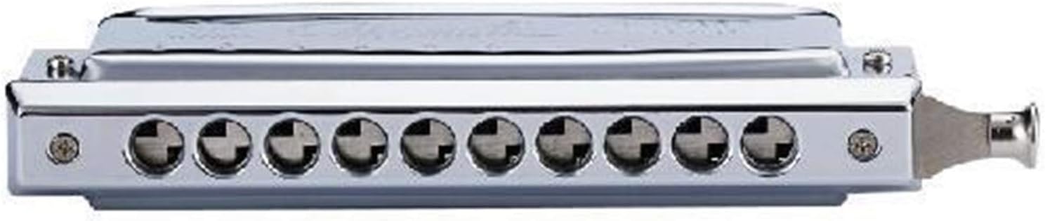SUOFEILAIMU Harmonica 10 Hole 40 Tone Chromatic Harp Woodwind Musical Instrument Mouth Organ Blues Send Bag
