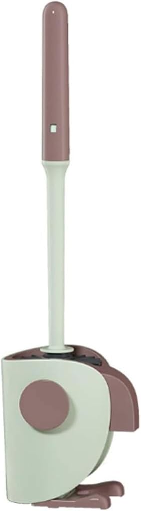 Toilet Brush Bathroom Accessories Toilet Brushes Long Handle Cleaning Brush for Toilet Household Floor Cleaning No Dead Angle Toilet Toilet Brush and Holder (Color : Yellow) (Green)