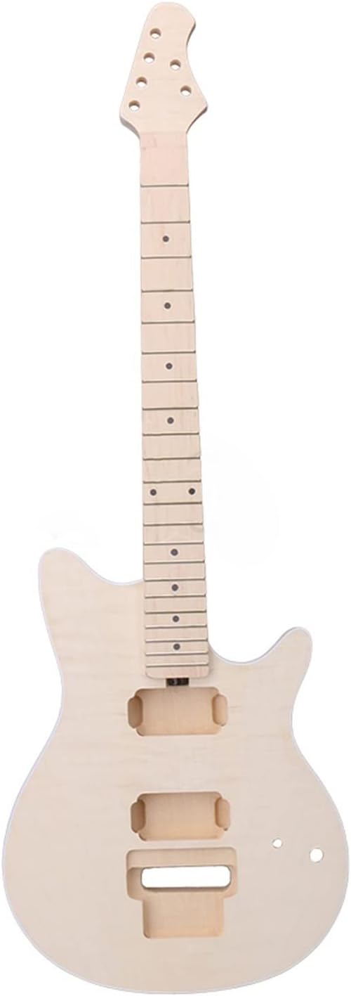 DIY Electric Guitar Kit DIY Electric Bass Guitar Kits Basswood Maple Included Fully Components