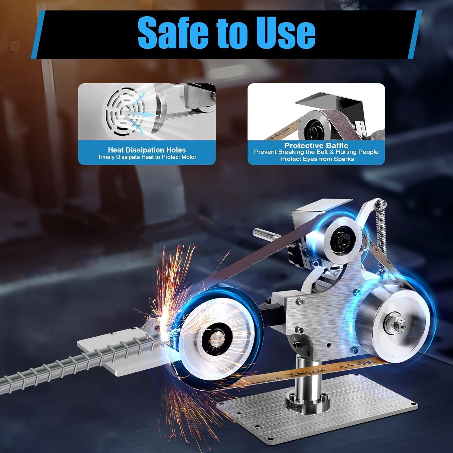 550W Desktop Belt Machine, 1x30