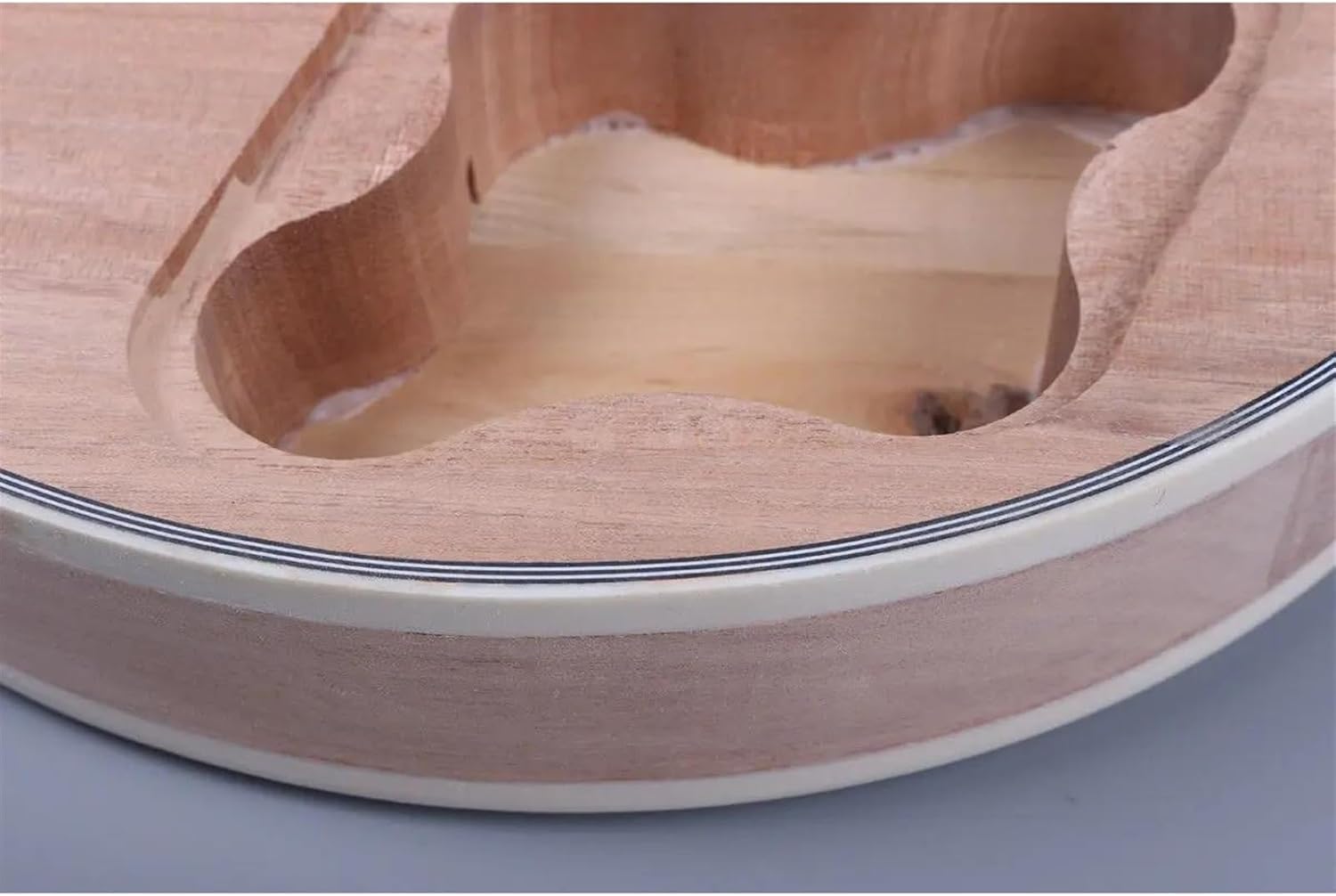 Guitar Body Guitar Replacement Parts 1 Pcs Electric Guitar Body Replacement Quilted Maple Veneer for Guitar Parts P90 Pickup Unfinished DIY