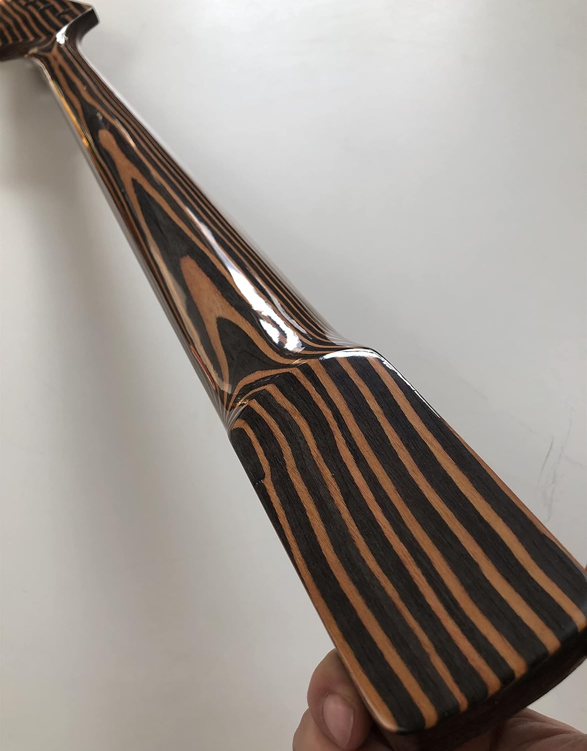 Fretless Bass Guitar Neck Technology Wood 20fret 34 inch Fingerboard Dot Inlay Gloss 4string DIY