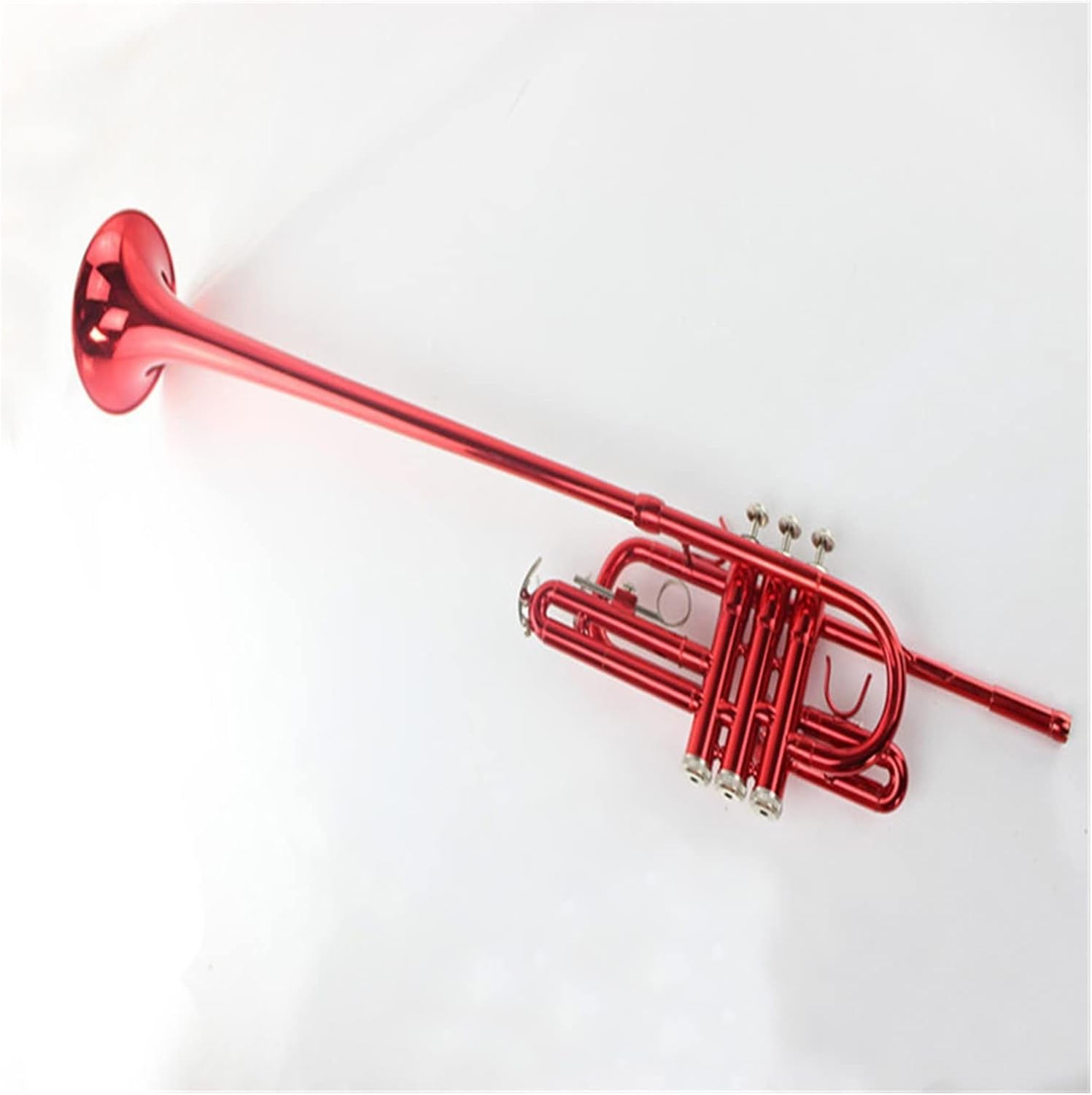 Standard Trumpet Set Bb Trumpet Instrument Etiquette Trumpet Wind Instrument Surface Crimson