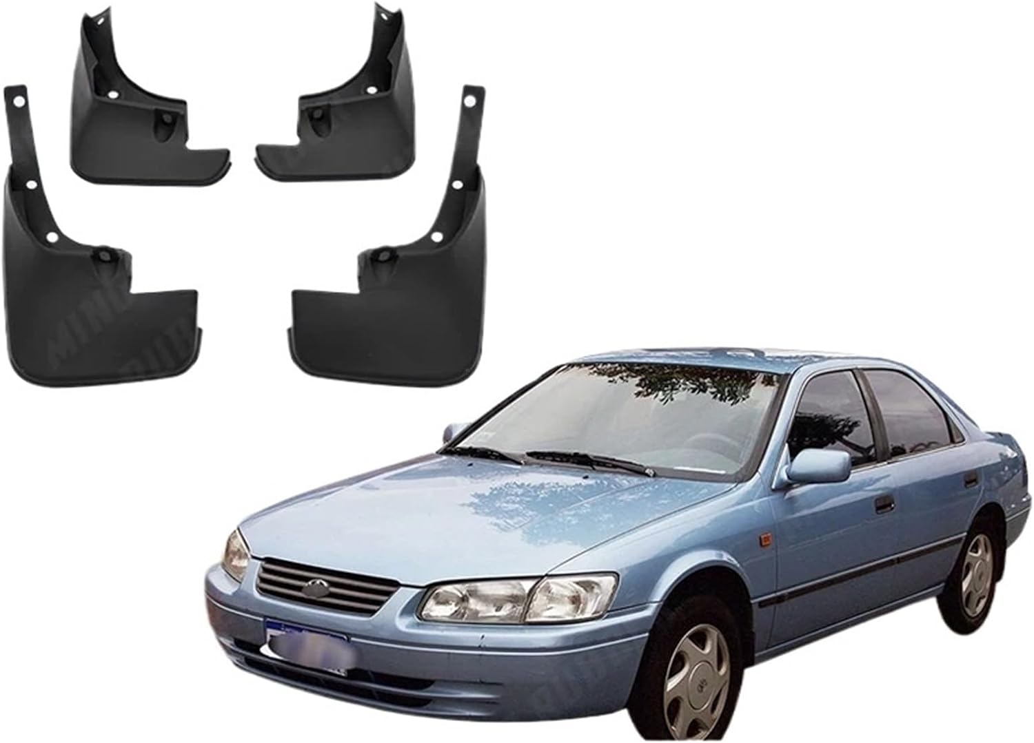 Front Rear Car Mudflap Compatible with Toyota Camry XV20 20 1997~2001 Fender Mud Flaps Guard Splash Flap Mudguard Accessories 1998 1999 2000