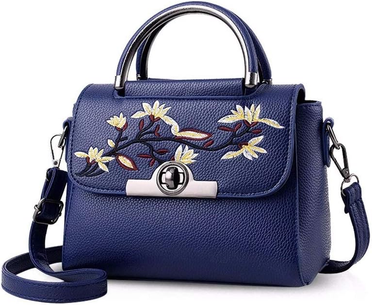 Clutch Bag-Women Leather Handbag Top Handle Satchel Shoulder Bag Crossbody Purses