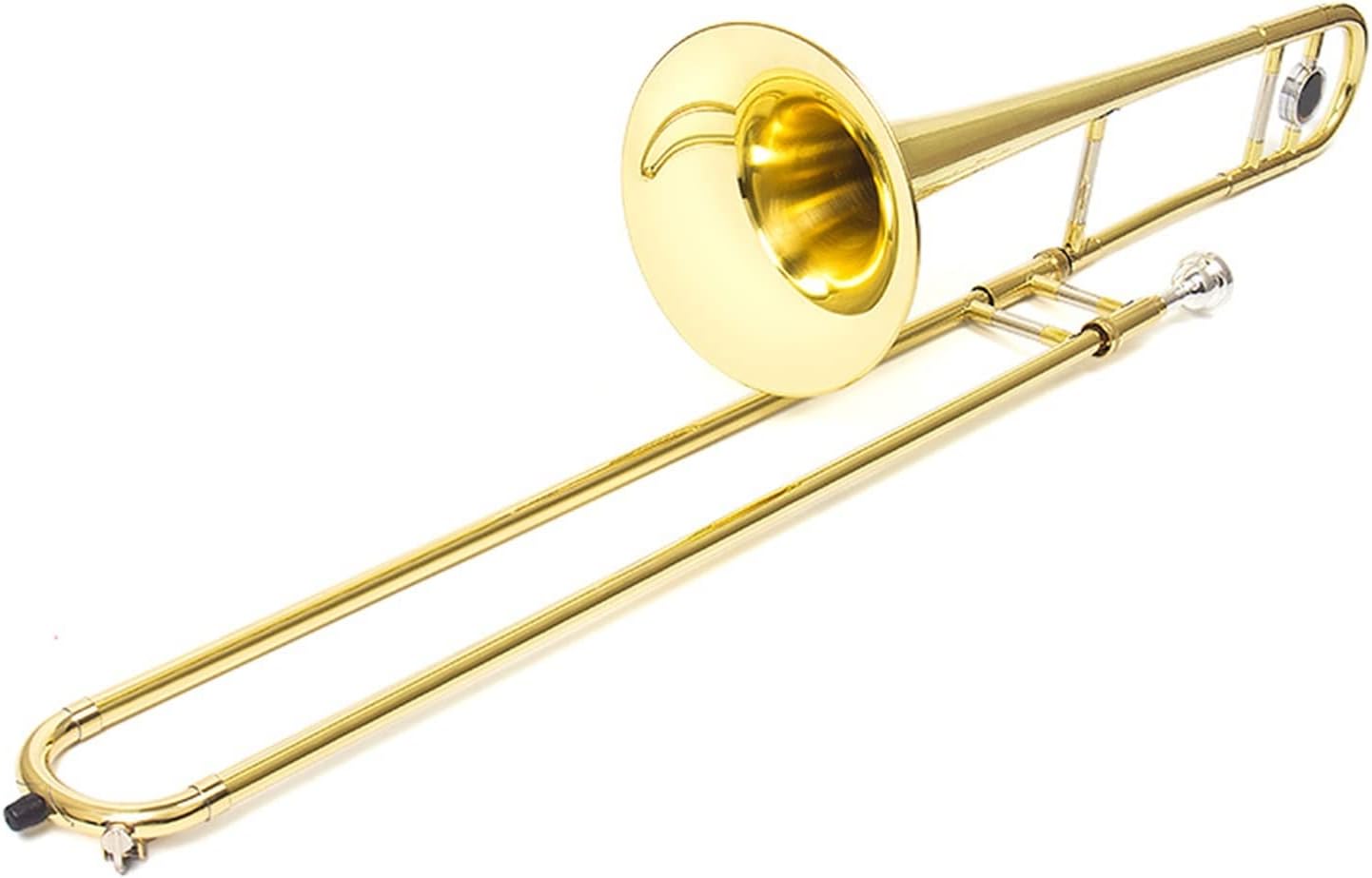 TSTS Professional Bass B Flat Trombone Suitable for Children and Adult Brass Instruments Beginner Trombone
