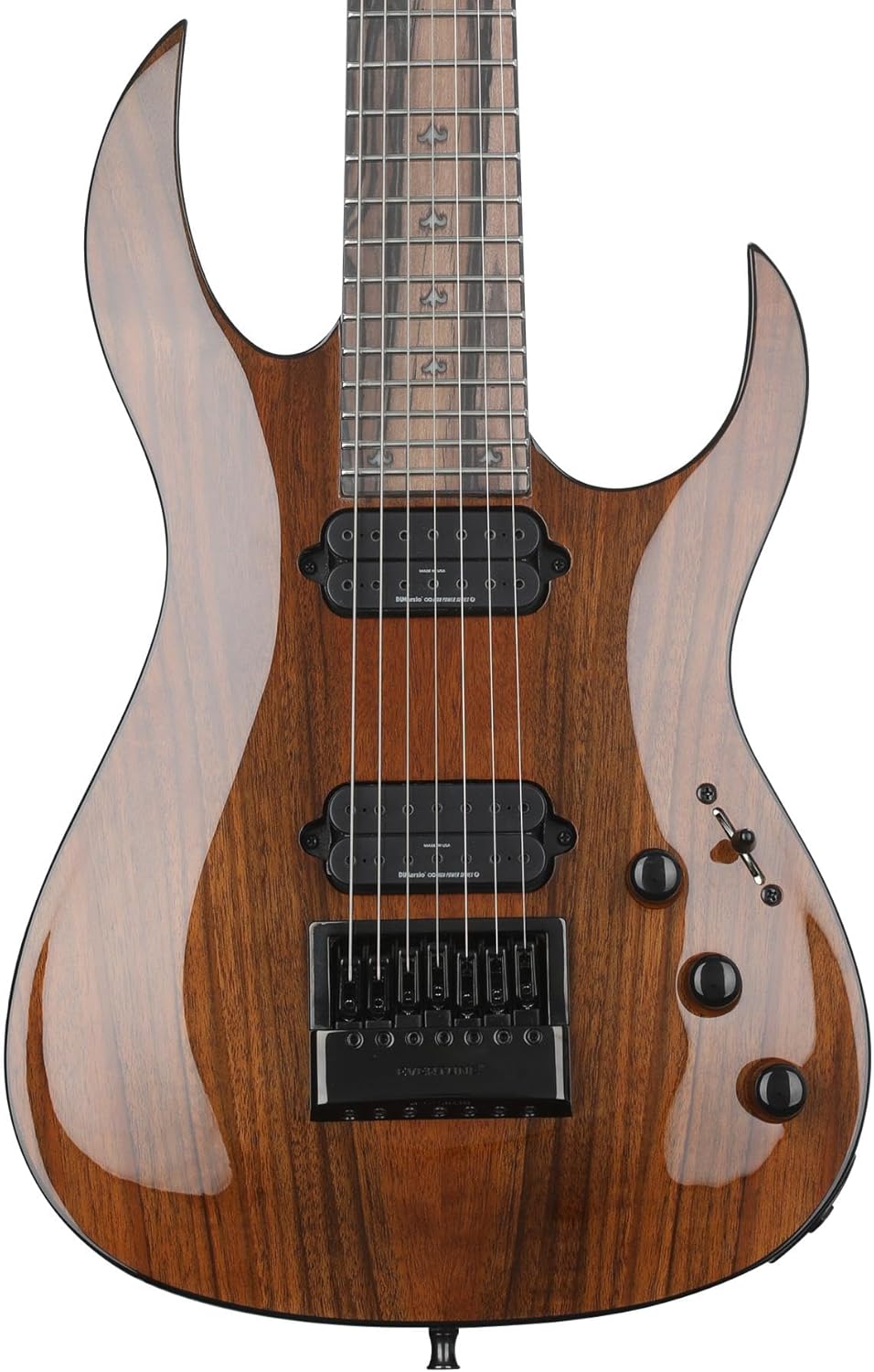 B.C. Rich Shredzilla Prophecy 7 Archtop 7-string Electric Guitar with EverTune - English Walnut